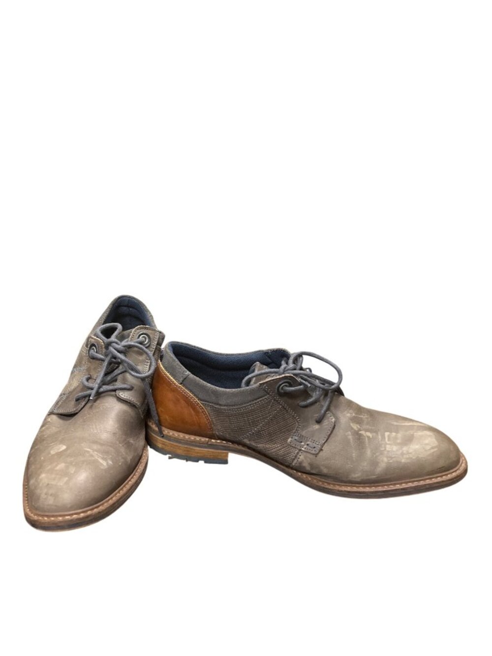 Lavorazione Artigianele handmade mens brown leather oxford shoes 11 SKU 10-500